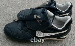 ROBIN VENTURA Chicago White Sox GAME USED + SIGNED Baseball Cleats