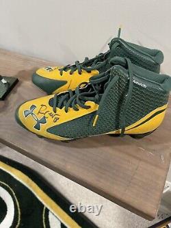 Randall Cobb Game worn Used Green Bay Packers Cleats