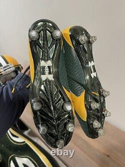 Randall Cobb Game worn Used Green Bay Packers Cleats