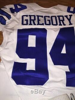 Randy Gregory Dallas Cowboys Game Used Worn Jersey Cleats Nebraska #94