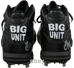 Randy Johnson Dual Signed Game Used Cleats Shoes Beckett COA