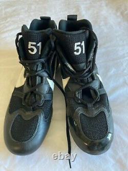 Randy Johnson game used signed cleats from Win #299 MLB authenticated
