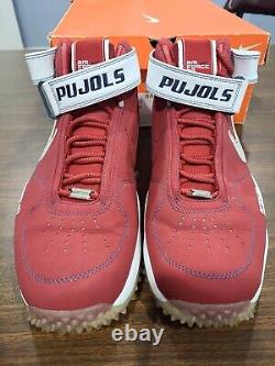 Rare Albert Pujols Nike Air Force 25 Turf Cleats Player Issued 2007 Size 12.5