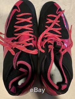 Rare Matt Holliday 2015 Game Used Worn Mother's Day Cleats Cardinals Yankees