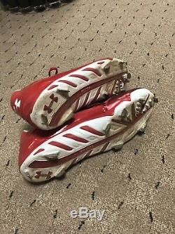 Red Sox Phillies Jon Papelbon Game Used Game Worn Cleats