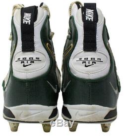 Reggie White Green Bay Packers Game Used Cleats Sept 14th 1997 Vs Miami Dolphins