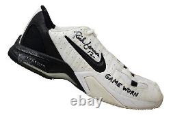 Rich Gannon Signed Game Used Pair 2000-01 Raiders Nike Football Cleats BAS