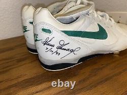 Rich Goose Gossage Oakland A's Athletics Game Used Cleats Signed Auto Nike Air