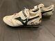 Rickey Henderson game worn used cleats Oakland A`s 1990`s signed