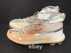 Robert Puason Oakland A's Signed Auto 2021 Game Used Cleats White
