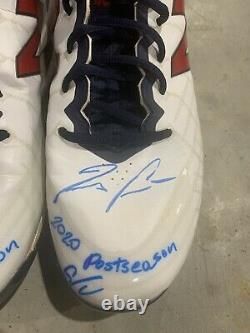 Ronald Acuna Jr. Atlanta Braves Game Used Cleats 2020 Playoffs Custom Signed