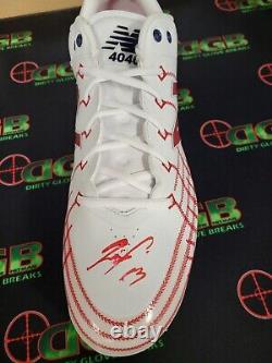 Ronald Acuna Jr Autographed New Balance Cleat JSA Authentic Free Shipping