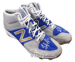 Royals Salvador Perez Autographed Game Used Worn 2017 Season New Balance Cleats
