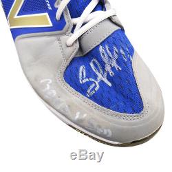 Royals Salvador Perez Autographed Game Used Worn 2017 Season New Balance Cleats