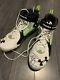 Russell Wilson GAME USED AUTO Signed Cleats Shoes Wilson Holo Mill Creek Sports