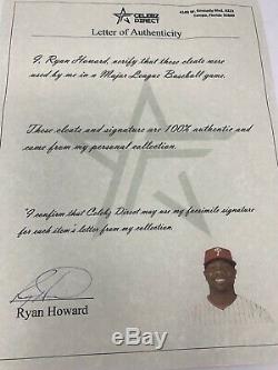Ryan Howard Game Used Cleats PSA DNA