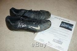 SEAN TAYLOR Signed MIAMI HURRICANES Auto Game Used Worn NIKE shoes cleat JSA COA