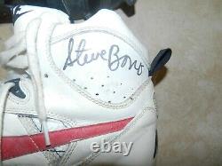 STEVE BONO AUTOGRAPHED GAME USED CLEATS 49ERS CHIEFS WithPHOTO MATCH