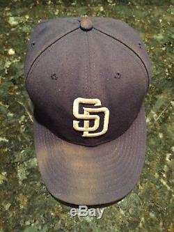 San Diego Padres Game Used / Worn Collection (Glove/cleats/batting helmet/cap)