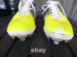 San Diego Padres, Player Worn, Custom Painted Nike Huarache Cleats, Game Spikes