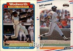 San Francisco Giants 1980s game used worn Nike baseball cleats Jeffrey Leonard