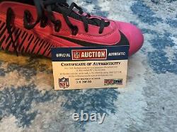 Seahawks Breast Cancer Game-Worn Cleats Kelcie McCray 10/05/2015 PSA Certified