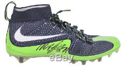 Seahawks Marshawn Lynch Signed Game Used Nike Size 12 Cleats BAS & MEARS
