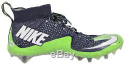 Seahawks Marshawn Lynch Signed Game Used Nike Size 12 Cleats BAS & MEARS