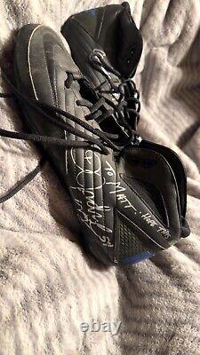 Signed Deandre Levy Game worn cleats