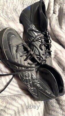 Signed Deandre Levy Game worn cleats