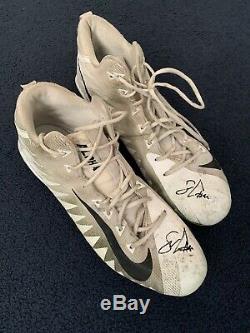 Solomon Thomas signed Game Used Cleats San Francisco 49ers Rare