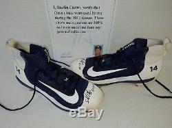 Starlin Castro New York Yankees GAME USED AUTOGRAPH CLEATS MLB ALL STAR
