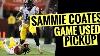 Steelers Game Used Cleats Sammie Coates