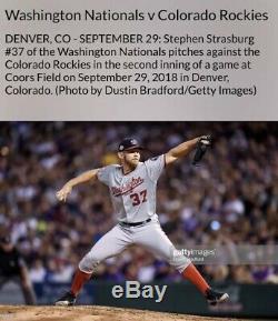 Stephen Strasburg Washington Nationals Game Used Nike Cleats All Star MLB 2018