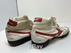 Steve Young Game Used Signed Mizuno Cleats PSA/DNA COA 49ers