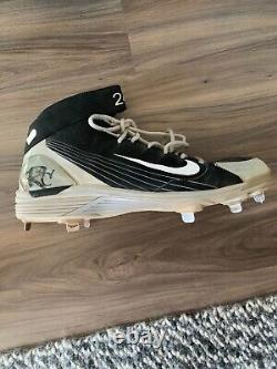 TWO (2) Robinson Cano Autographed Game Used Nike (2) Cleats Signed Cert