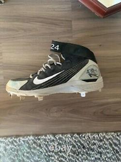 TWO (2) Robinson Cano Autographed Game Used Nike (2) Cleats Signed Cert