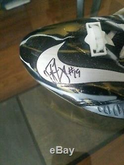 Ted ginn jr new orleans saints game used cleat psa/dna