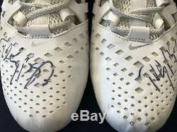 Teddy Bridgewater Signed Game Used Cleats Nike Huarache Size 12.5
