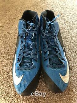 Thomas Davis Game Used Worn Cleats And Gloves