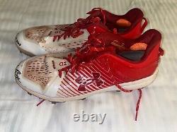 Thomas Saggese St Louis Cardinals Auto Signed 2024 Game Used Cleats