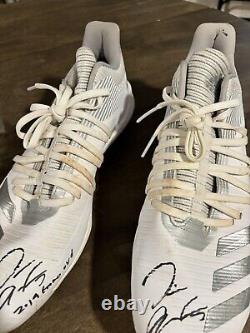 Tim Anderson Signed Auto Inscribed 2019 Game Used Cleats Chicago Whitesox Becket