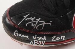 Todd Frazier 2012 Game Used Autographed Nike Cleats Hollywood Collectibles COA
