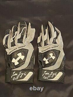 Todd Frazier Autographed 2019 NEW YORK METS Game Used Gloves With Inscription