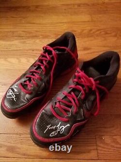 Todd Frazier Game Used Cincinnati Reds Cleats