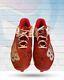 Tommy Edman St Louis Cardinals Autographed Game Used Red New Balance Cleats with