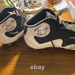 Tony Gonzalez Game Used & Signed Cleats Autographed Atlanta Falcons Nike