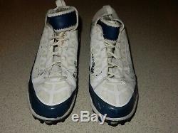 Tony Romo Dallas Cowboys Game Used Nike Cleats Photo Matched Bears