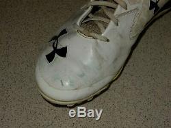 Tony Romo Dallas Cowboys Game Used Under Armour Cleats Photo Matched Panthers