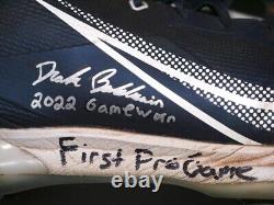 Top Prospect Drake Baldwin Fcl Braves Game Worn Used 1st Pro Game Nike Cleats